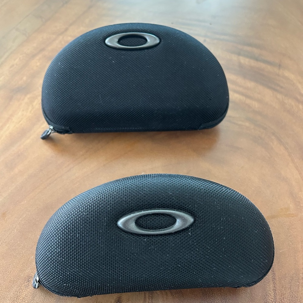 Oakley Black Zippered Eyewear Cases